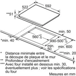 Piano Cottura A Induzione 60cm 4 Fuochi 4600w Nero - Eu651beb1e - Siemens -Fornello Italia 70416828 4
