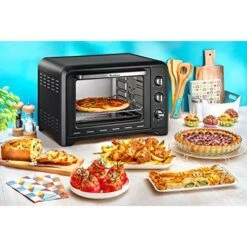 Moulinex Optimo Forno Elettrico 39 L Nero Calore Girevole 6 Modalità Di Cottura Pizza Pane Torte Pasticcerie 2000 W Termostato 240° Funzione Scongelamento OX487810 -Fornello Italia 70870939 3