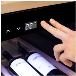 CASO PF017894 Cantinetta Refrigerata Per Vini 38 Bottiglie Classe Energetica G 7 Ripiani In Legno Wi-Fi 106,5 Cm Nero -Fornello Italia 71487299 5