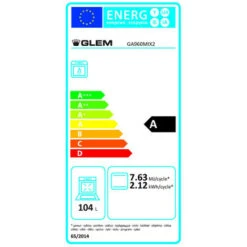 Piano Cottura 104l 5 Fuochi In Acciaio Inox - GA 960 MIX 2 - Glem -Fornello Italia 76472564 2