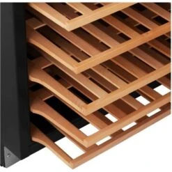 Cantinetta Frigo Per Vino 46 Bottiglie LED 135 L Nera, Argento -Fornello Italia 77083019 3