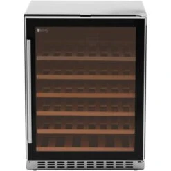 Cantinetta Frigo Per Vino 46 Bottiglie LED 135 L Nera, Argento -Fornello Italia 77083019 5