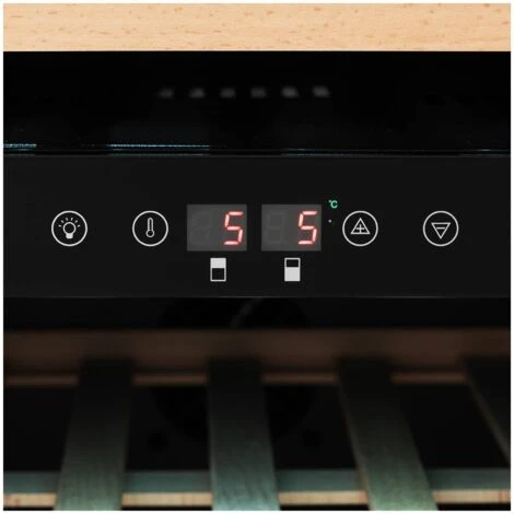 Cantinetta Frigo Per Vino 46 Bottiglie LED 135 L 4 Cantinetta Frigo Per Vino 46 Bottiglie LED 135 L - immagine 2