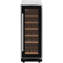Cantinetta Frigo Per Vino 18 Bottiglie 56 L LED Nera, Argento -Fornello Italia 77484063 5