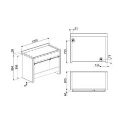Smeg Cucina Elettrica Opera A3-81 120 Cm Acciaio Inox -Fornello Italia 77585293 2