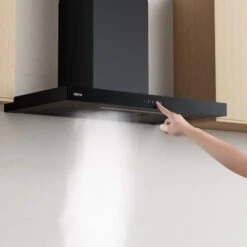 Cappa Aspirante Ciarra 90cm 650m3/h 4 Velocità Booster - LED Dimmerabile - Colore Nero- CD9102B -Fornello Italia 78189058 3