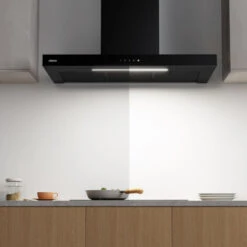 Cappa Aspirante Ciarra 90cm 650m3/h 4 Velocità Booster - LED Dimmerabile - Colore Nero- CD9102B -Fornello Italia 78189058 4