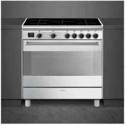 Smeg BG91IX2 Cucina 90x60cm 5 Zone Forno Multi7 Classe Energetica A Inox Vapor Clean 6 Smeg BG91IX2 Cucina 90x60cm 5 Zone Forno Multi7 Classe Energetica A Inox Vapor Clean -Fornello Italia 78542419 2