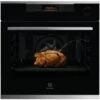 Electrolux Serie 700 KOCBH39X Forno Da Incasso Multifunzione Elettrico 60 Cm SteamCrisp Vapore Estetica Vetro Nero Con Finiture Inox Antimpronta Classe A -Fornello Italia 82674532 1