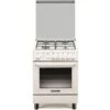 La Germania S64041WT Cucina 60x60 Cm 4 Fuochi Forno Elettrico Statico Bianco Classe A -Fornello Italia 87087956 1