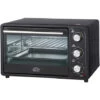 FORNO ELETTRICO VENTILATO 16 LITRI CON TERMOSTATO REGOLABILE DCG MB9803N 3 POSIZIONI DI COTTURA, 100°-230°, TIMER 60 MINUTI