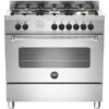Cucina A Gas Acciaio Inox Bertazzoni MAS906MFESXT -Fornello Italia 88770222 1