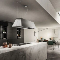 Elica Cappa Cucina Ikona Maxxi Pure Isola 120 Cm Acciaio Inox -Fornello Italia 90497917 4