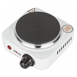 Buck Muvip Fornello Elettrico 1 Piastra 500w - 5 Livelli Di Potenza - Termostato Con Sistema Di Sicurezza