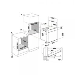 Hotpoint FIT 834 AV HA Forno 73 L A Beige -Fornello Italia 91986866 3