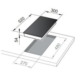 DeLonghi De’Longhi PIN 32 Piano Cottura Nero Da Incasso 30 Cm Piano Cottura A Induzione 2 Fornello(i) -Fornello Italia 91987410 3