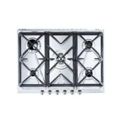 Smeg SRV576GH5 Piano Cottura Acciaio Inossidabile Da Incasso Gas 5 Fornello(i)