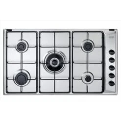 DeLonghi De’Longhi YAL 59 DD Piano Cottura Acciaio Inossidabile Da Incasso 86 Cm Gas 5 Fornello(i)