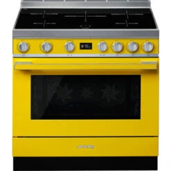 Smeg Cucina Elettrica Portofino CPF9IPYW 90 Cm Giallo