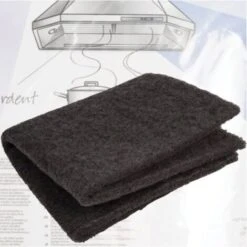 Trade Shop - Filtro Assorbente Per Cappa Da Cucina Carboni Universale Nero 40x80cm