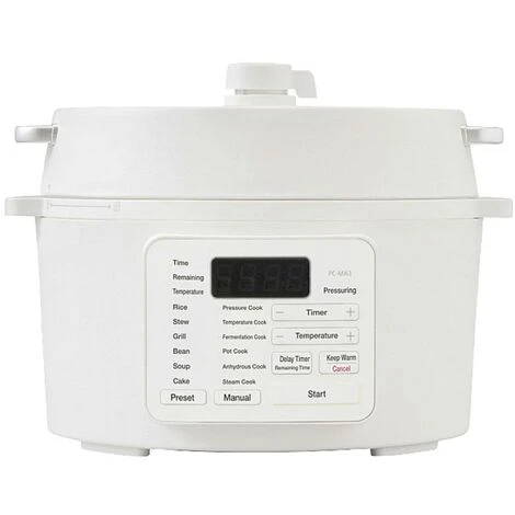 WOOZOO By Ohyama PC-MA3 Multifunzione Bianco Funzione Timer, Regolazione Automatica Della Temperatura, Multifunzione, P 4 WOOZOO By Ohyama PC-MA3 Multifunzione Bianco Funzione Timer, Regolazione Automatica Della Temperatura, Multifunzione, P - immagine 2