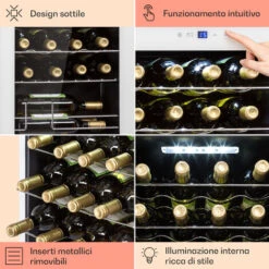 Klarstein Klarstein Shiraz 20 Uno - Frigorifero Per Vini, 53 L, 20 Bottiglie, Pannello Di Controllo Touch, 5-18°C -Fornello Italia 97203169 5