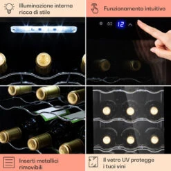 Klarstein Barolo 12 Uno - Frigorifero Per Vini, 37 L, 12 Bottiglie, 11-18 °C, SingleZone -Fornello Italia 99449454 5