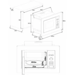 Forno Microonde CONTINENTAL EDISON MO20IXEG - 20 Litri - Grill - Incasso 10 Forno Microonde CONTINENTAL EDISON MO20IXEG - 20 Litri - Grill - Incasso -Fornello Italia 99458177 4