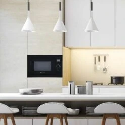 Microonde Da Incasso Grill CONTINENTAL EDISON CEMO25GEB2 Nero L59,5 X H38,8 X P40 Cm 25L -Fornello Italia 99458459 5