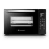 CONTINENTAL EDISON CEMF38DIG - Miniforno Elettrico 38L Nero - 1600W - Girarrosto, Convezione Naturale